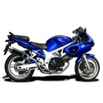 Delkevic volledig systeem Round Carbon 350mm zonder e-keur - SV650 (1998-2002)