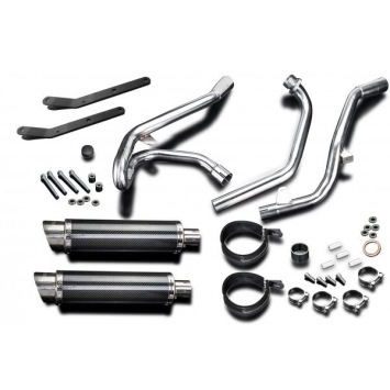 Delkevic volledig systeem Round Carbon 350mm zonder e-keur - SV650 (1998-2002)