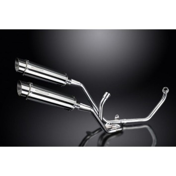 Delkevic volledig systeem Round RVS 350mm zonder e-keur - SV650 (1998-2002)