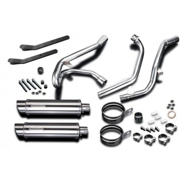 Delkevic volledig systeem Round RVS 350mm zonder e-keur - SV650 (1998-2002)