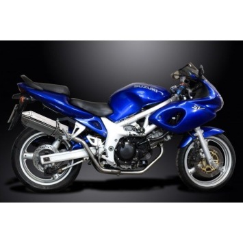 Delkevic volledig systeem Tri-Oval RVS 320mm zonder e-keur - SV650 (1998-2002)