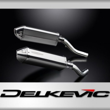 Delkevic slip-on kit Tri-Oval RVS 320mm - Z1000 (2003-2006)