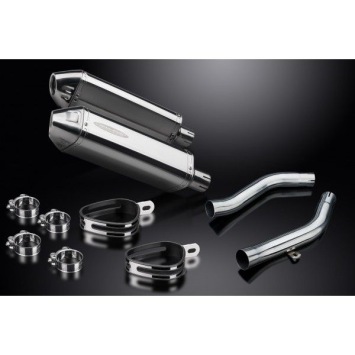 Delkevic slip-on kit Tri-Oval RVS 320mm - Z1000 (2003-2006)