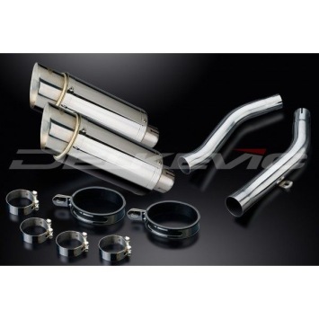 Delkevic slip-on kit Round RVS 200mm zonder e-keur - Z1000 (2003-2006)