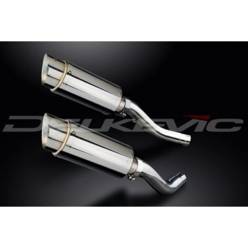 Delkevic slip-on kit Round RVS 200mm zonder e-keur - Z1000 (2003-2006)