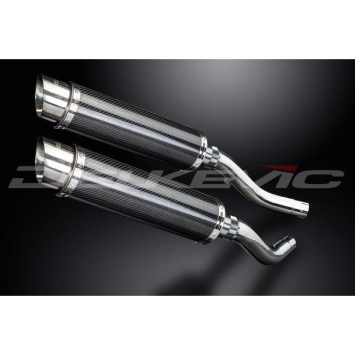 Delkevic slip-on kit Round Carbon 350mm zonder e-keur - Z1000 (2003-2006)