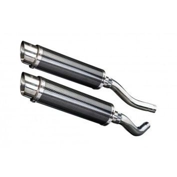 Delkevic slip-on kit Round Carbon 350mm zonder e-keur - Z1000 (2003-2006)