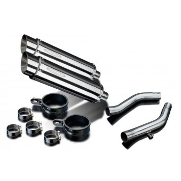 Delkevic slip-on kit Round RVS 350mm zonder e-keur - Z1000 (2003-2006)