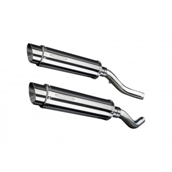 Delkevic slip-on kit Round RVS 350mm zonder e-keur - Z1000 (2003-2006)