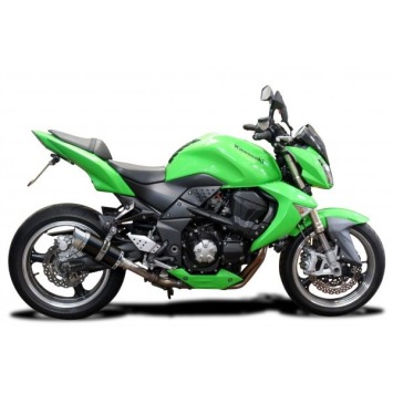 Delkevic slip-on kit Round Carbon 200mm zonder e-keur - Z1000 (2007-2009)