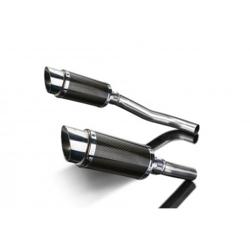 Delkevic slip-on kit Round Carbon 200mm zonder e-keur - Z1000 (2007-2009)