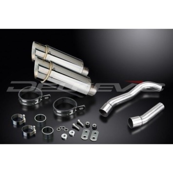 Delkevic slip-on kit Round RVS 200mm zonder e-keur - Z1000 (2007-2009)