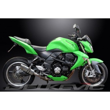 Delkevic slip-on kit Round RVS 200mm zonder e-keur - Z1000 (2007-2009)