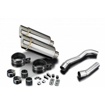 Delkevic slip-on kit Round RVS 200mm zonder e-keur - Z1000 (2007-2009)