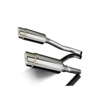 Delkevic slip-on kit Round RVS 200mm zonder e-keur - Z1000 (2007-2009)