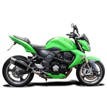 Delkevic Slip-on Kit Round Carbon 350mm ohne EG-BE - Z1000 (2007-2009)