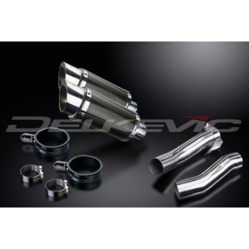 Delkevic slip-on kit Round Carbon 200mm - Z1000 (2010-2020)