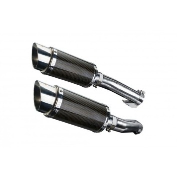 Delkevic slip-on kit Round Carbon 200mm - Z1000 (2010-2020)