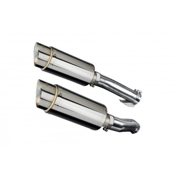 Delkevic slip-on kit Round RVS 200mm zonder e-keur - Z1000 (2010-2020)