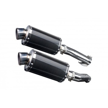 Delkevic slip-on kit Oval Carbon 225mm - Z1000 (2010-2020)