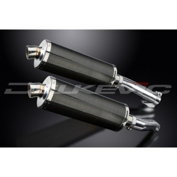 Delkevic slip-on kit Oval Carbon 350mm - Z1000 (2010-2020)