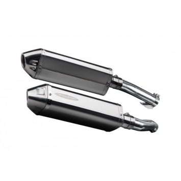 Delkevic slip-on kit Tri-Oval RVS 320mm zonder e-keur - Z1000 (2010-2020)