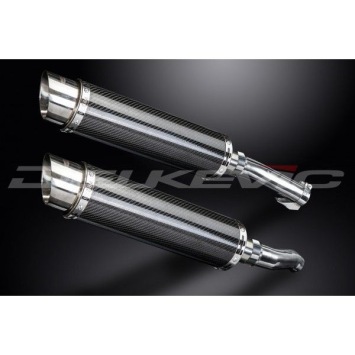 Delkevic slip-on kit Round Carbon 350mm zonder e-keur - Z1000 (2010-2020)