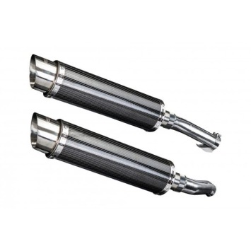 Delkevic slip-on kit Round Carbon 350mm zonder e-keur - Z1000 (2010-2020)