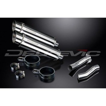 Delkevic slip-on kit Round RVS 350mm - Z1000 (2010-2020)