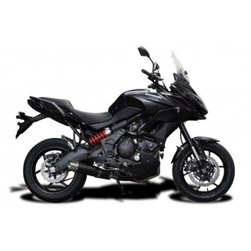 Delkevic volledig systeem Round Carbon 350mm zonder e-keur - KLE650 VERSYS (2015-2020)