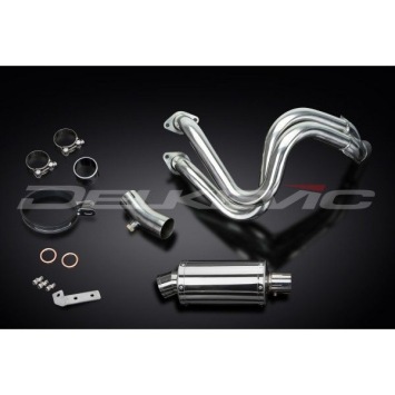 Delkevic volledig systeem Oval RVS 225mm zonder e-keur - KLE650 VERSYS (2015-2020)