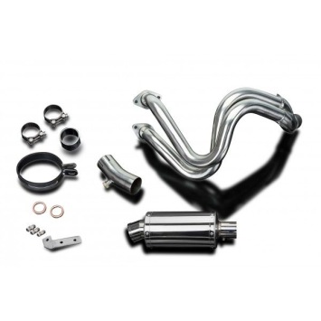 Delkevic volledig systeem Oval RVS 225mm zonder e-keur - KLE650 VERSYS (2015-2020)