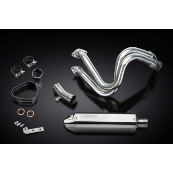 Delkevic volledig systeem Tri-Oval RVS 320mm zonder e-keur - KLE650 VERSYS (2015-2020)