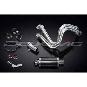 Delkevic volledig systeem Oval Carbon 225mm zonder e-keur - KLE650 VERSYS (2015-2020)