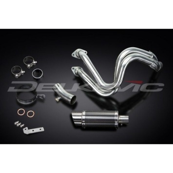 Delkevic volledig systeem Round Carbon 200mm zonder e-keur - KLE650 VERSYS (2015-2020)