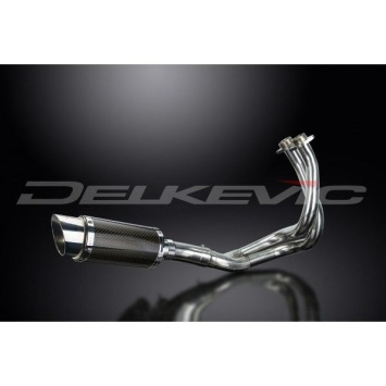 Delkevic volledig systeem Round Carbon 200mm zonder e-keur - KLE650 VERSYS (2015-2020)