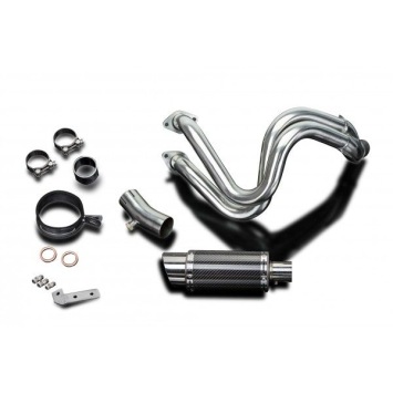 Delkevic volledig systeem Round Carbon 200mm zonder e-keur - KLE650 VERSYS (2015-2020)