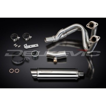 Delkevic volledig systeem Round RVS 350mm zonder e-keur - KLE650 VERSYS (2015-2020)