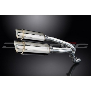 Delkevic slip-on kit Round RVS 200mm zonder e-keur - ZX-10R NINJA (2006-2007)