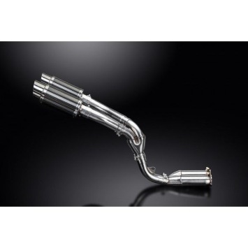 Delkevic slip-on kit Round Carbon 200mm zonder e-keur - ZX10R 06-07 DECAT