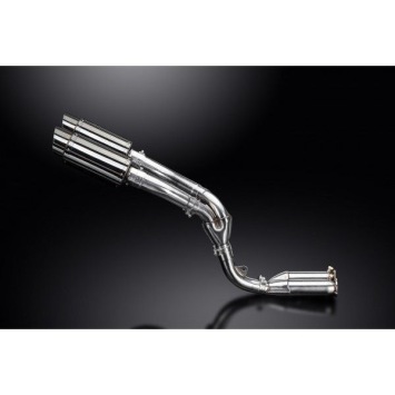 Delkevic slip-on kit Round RVS 200mm zonder e-keur - ZX10R 06-07 DECAT