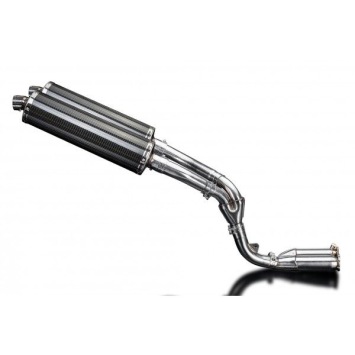 Delkevic slip-on kit Oval Carbon 450mm zonder e-keur - ZX10R 06-07 DECAT