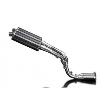 Delkevic slip-on kit Oval Carbon 350mm zonder e-keur - ZX10R 06-07 DECAT