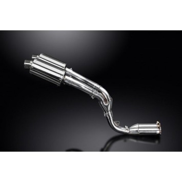 Delkevic slip-on kit Oval RVS 225mm zonder e-keur - ZX10R 06-07 DECAT