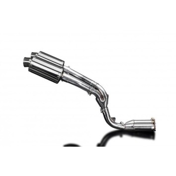 Delkevic slip-on kit Oval RVS 225mm zonder e-keur - ZX10R 06-07 DECAT