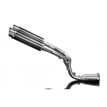 Delkevic Slip-on Kit Round Carbon 350mm ohne EG-BE - ZX10R 06-07 DECAT