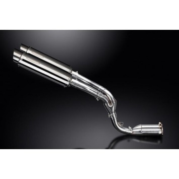 Delkevic slip-on kit Round RVS 350mm zonder e-keur - ZX10R 06-07 DECAT