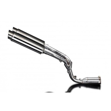 Delkevic slip-on kit Round RVS 350mm zonder e-keur - ZX10R 06-07 DECAT