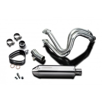 Delkevic volledig systeem Tri-Oval RVS 320mm zonder e-keur - Ninja 650 (2017-2020)