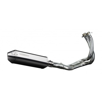 Delkevic volledig systeem Tri-Oval RVS 320mm zonder e-keur - Ninja 650 (2017-2020)